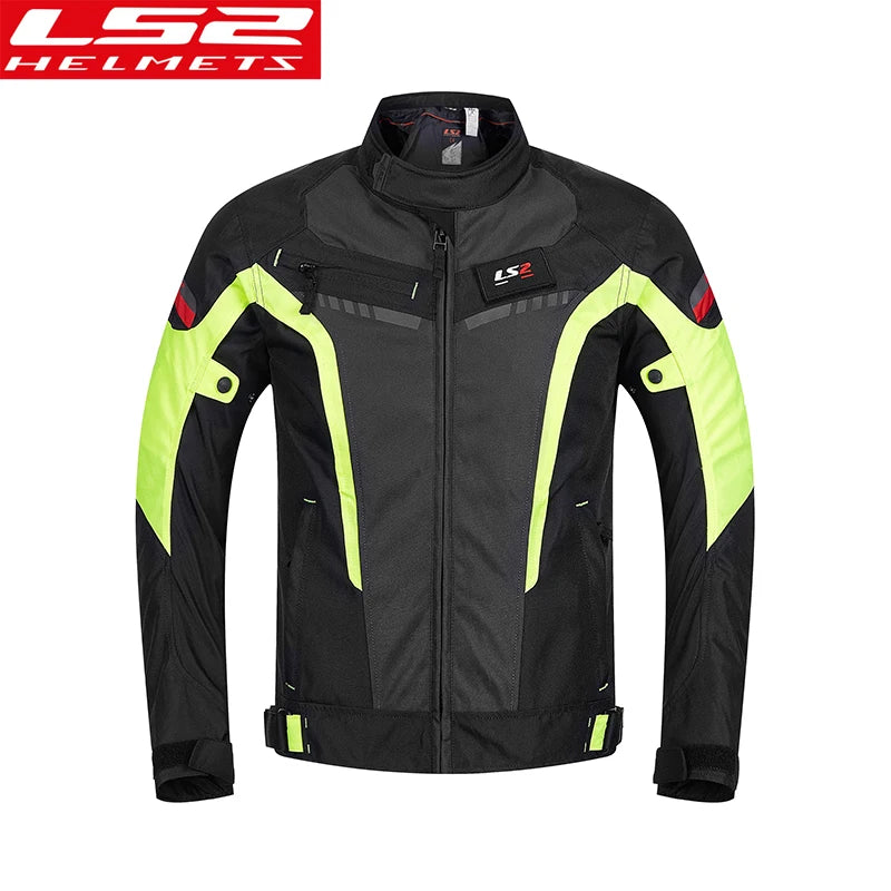 LS2 Motorcycle Jacket – Windproof, Breathable, and Reflective