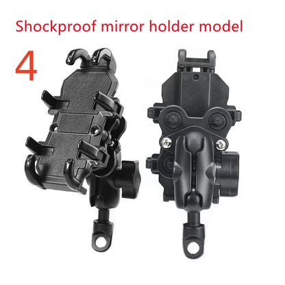 Motorcycle Phone Holder - 360° Rotatable and Shockproof