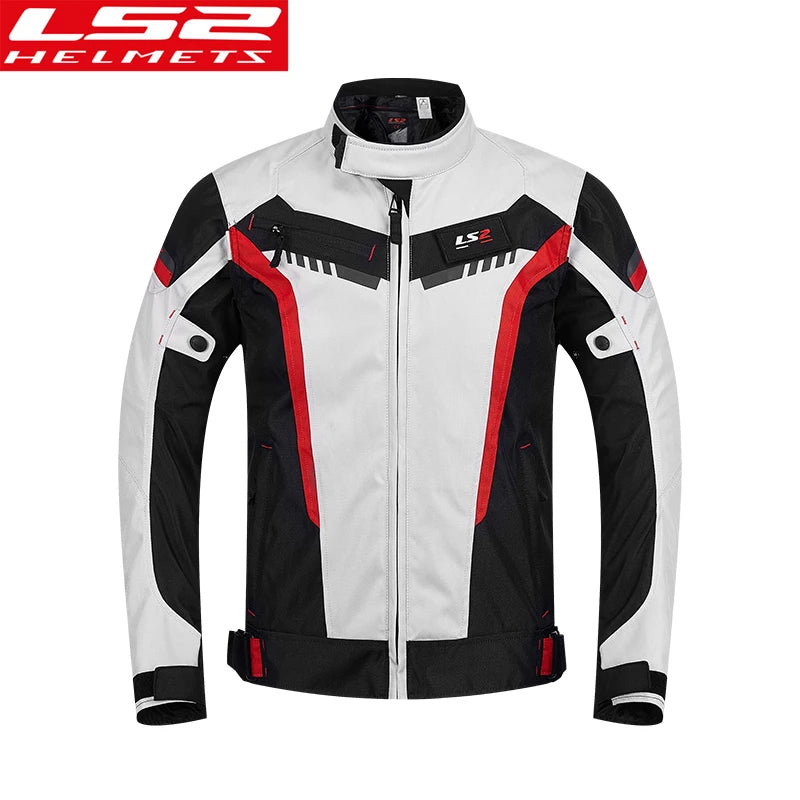 LS2 Motorcycle Jacket – Windproof, Breathable, and Reflective