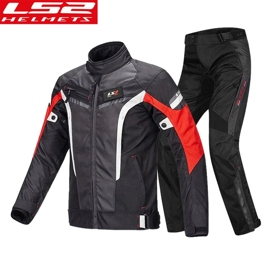 LS2 Motorcycle Jacket – Windproof, Breathable, and Reflective