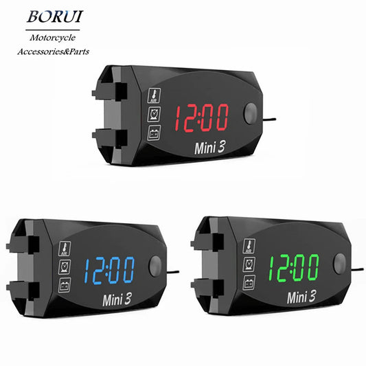 Multifunction Digital Voltmeter - Clock, Thermometer