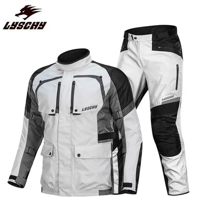 LYSCHY Motorcycle Jacket – Waterproof and Padded for Winter Protection